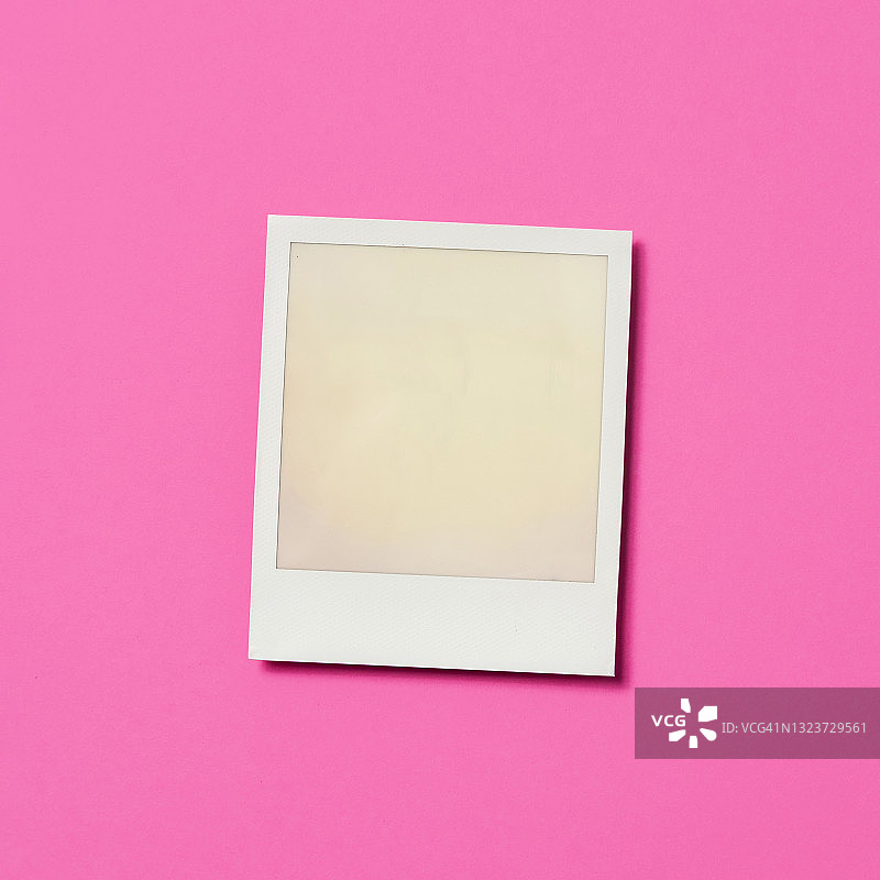 空白即时照片堆叠图片素材