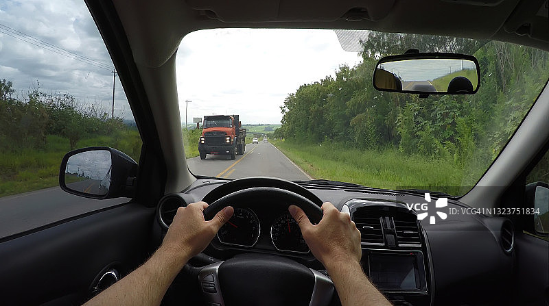 驾驶员视角图片素材