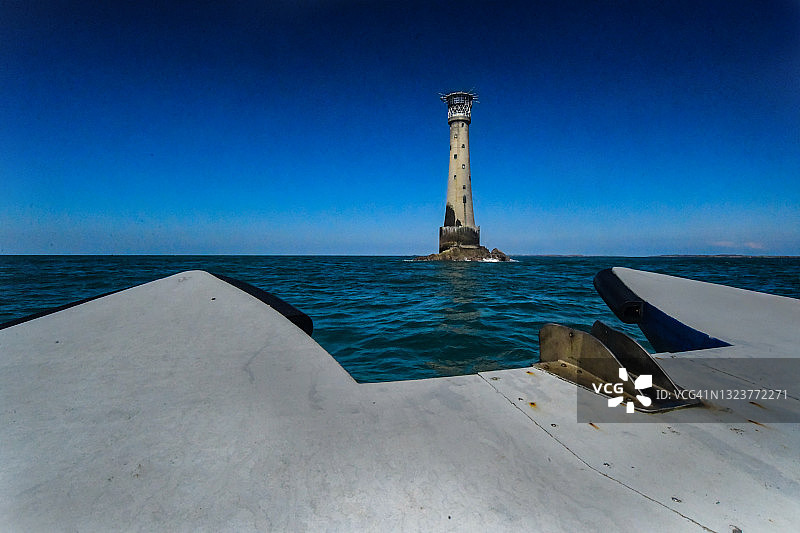 帆船岛屿大气海景图片素材