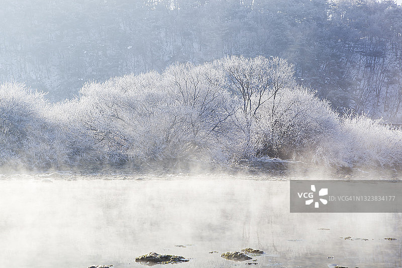 韩国春川昭阳湖风光图片素材
