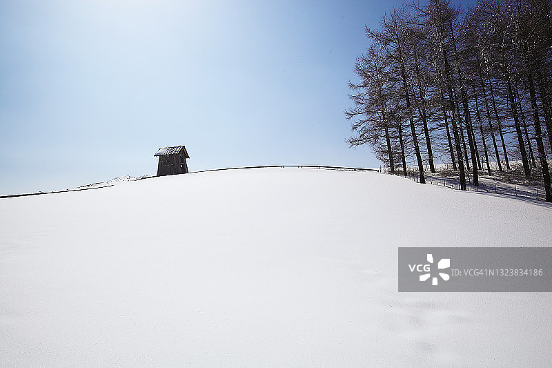 韩国平昌冬季景观图片素材