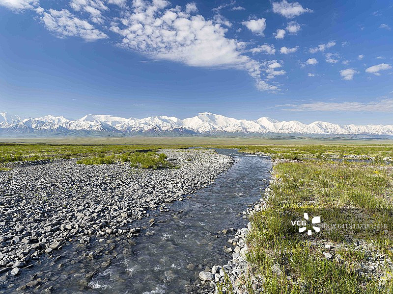 吉尔吉斯斯坦阿拉伊山谷和帕米尔山脉图片素材