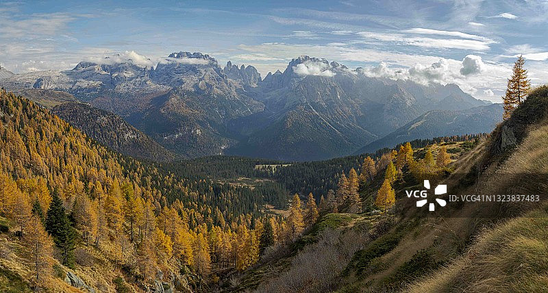 布伦塔，特伦蒂诺，意大利图片素材