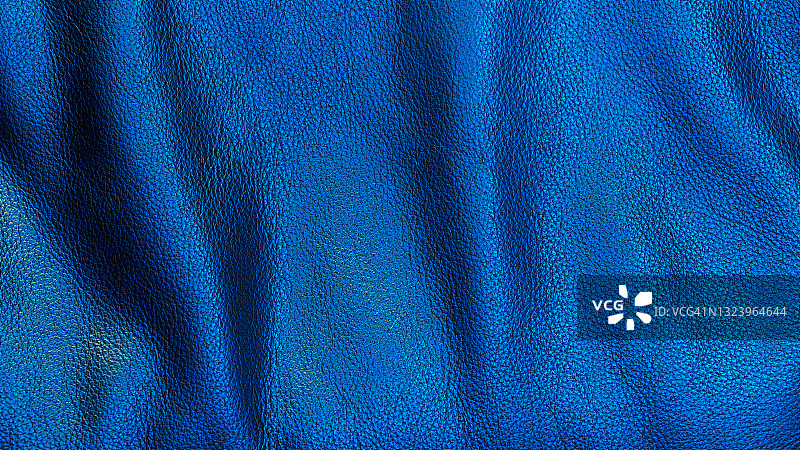 深蓝色皮革纹理背景图片素材