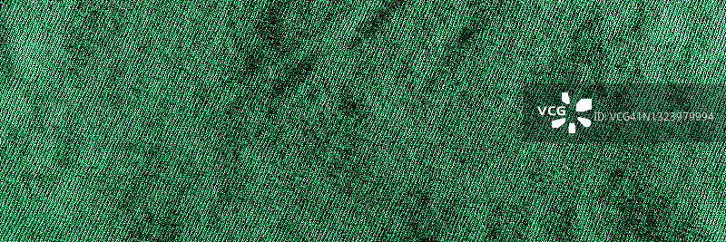 绿色涤纶纺织面料背景banner图片素材