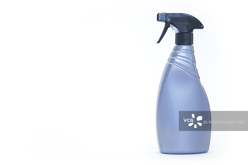 白色背景上的清洁喷雾图片素材