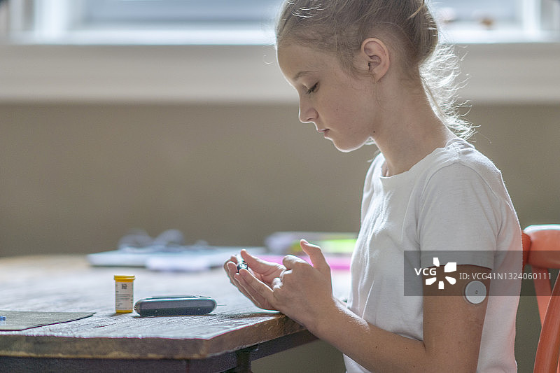 居家糖尿病检测技术图片素材