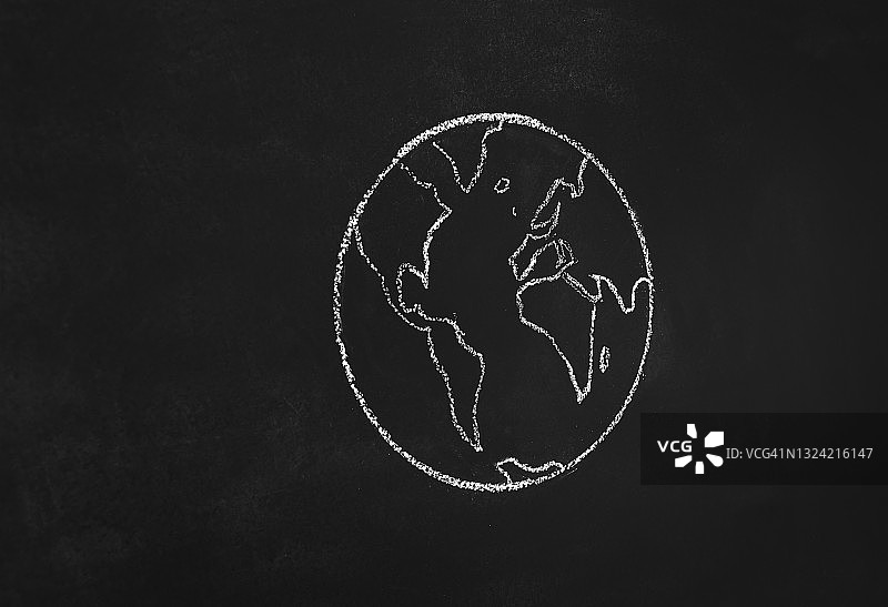 黑板画 - 宇宙图片素材