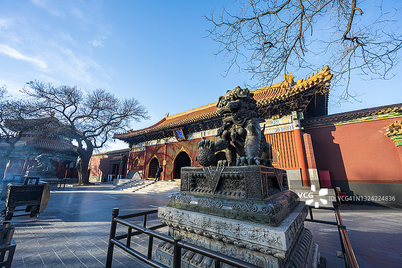 北京雍和宫图片素材