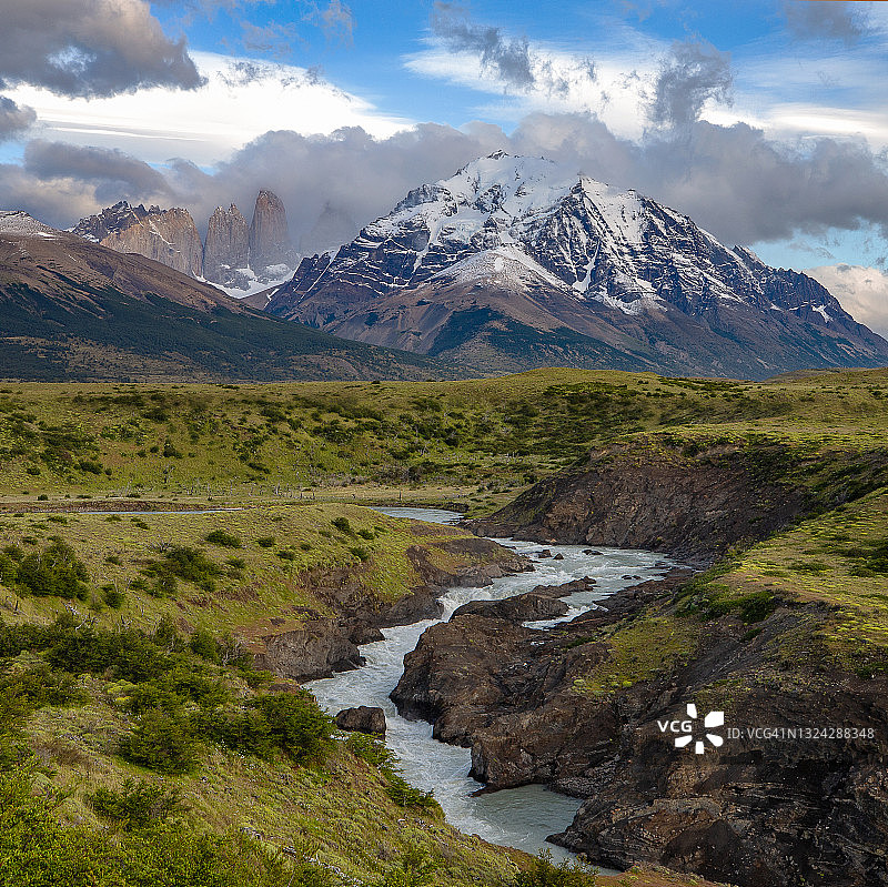 百内国家公园景色图片素材
