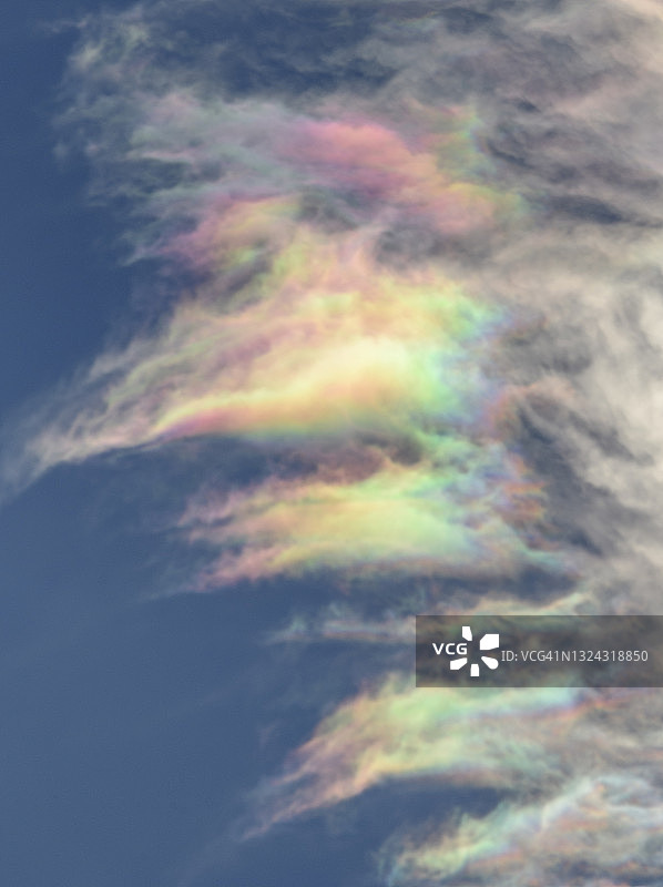 云彩虹彩图片素材