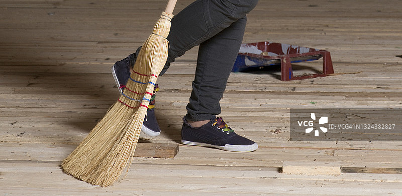 女人做家务——清洁图片素材