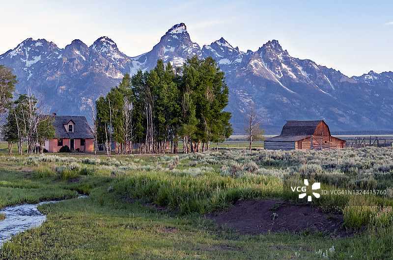 约翰·莫尔顿谷仓图片素材