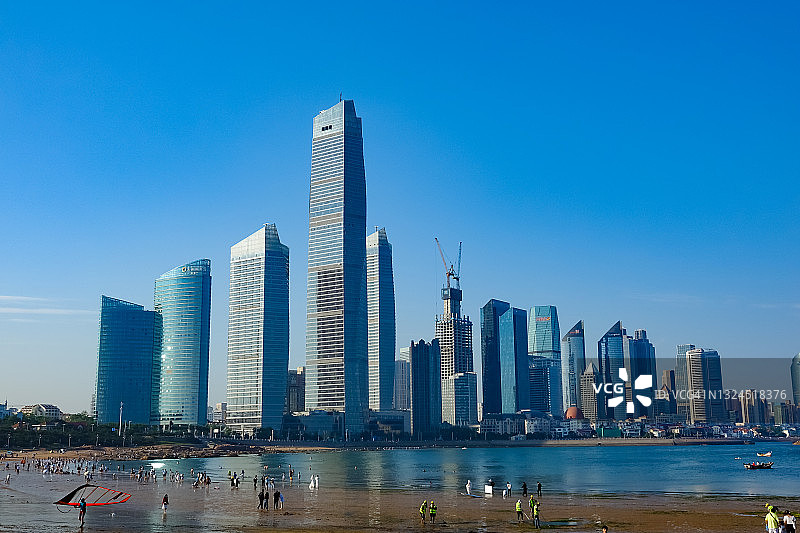 海边的高楼大厦图片素材