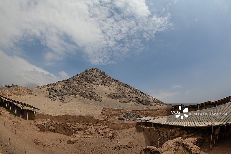 秘鲁的昌昌古城图片素材