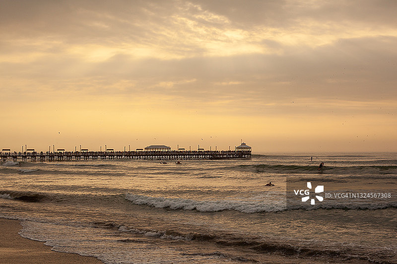 秘鲁的日落图片素材