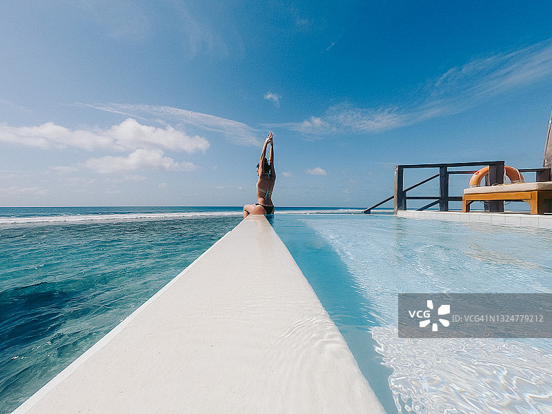 感受海风， 闻大海的味道图片素材