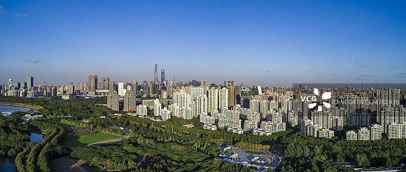 航拍城市住宅公寓楼图片素材