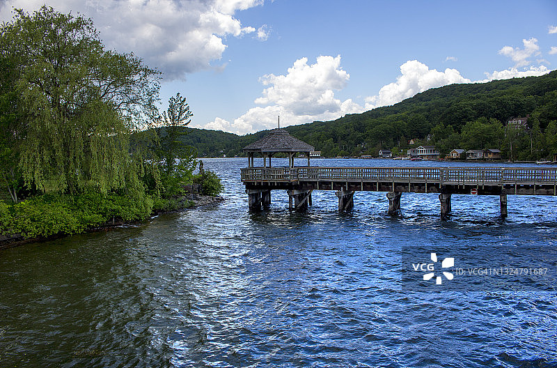 加拿大魁北克省诺斯哈特利码头图片素材