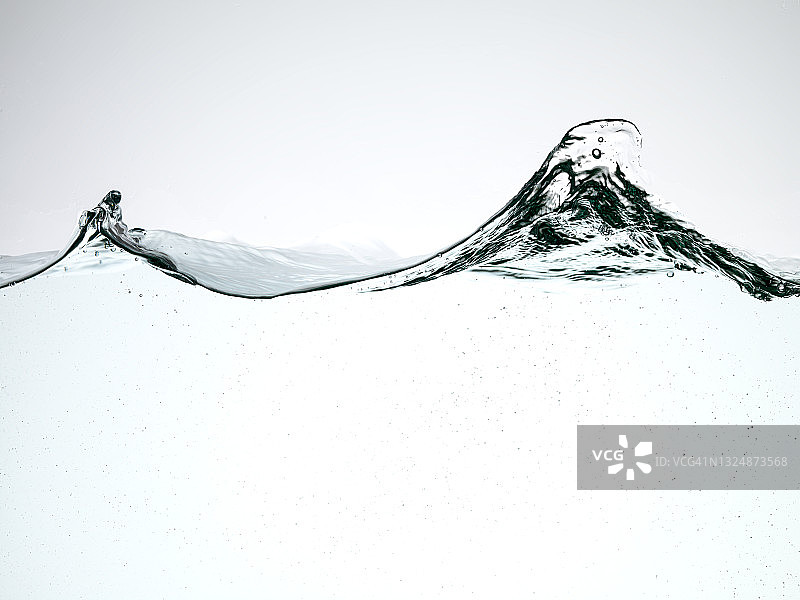 小尖浪的特写图片素材