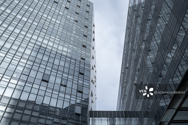 中国杭州商务区现代建筑立面图片素材