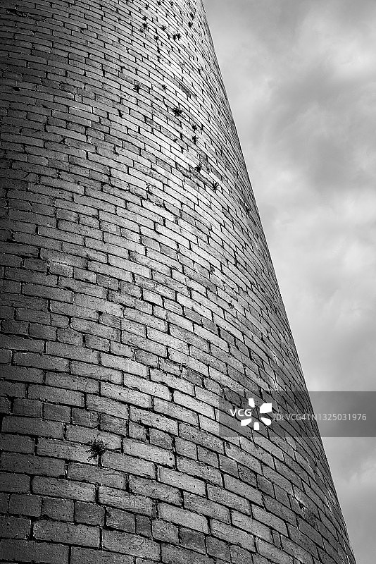 英格兰北部老砖厂烟囱抽象图片图片素材