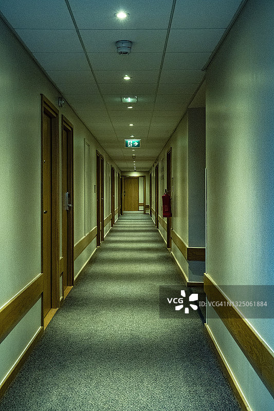 无法辨认的走廊图片素材