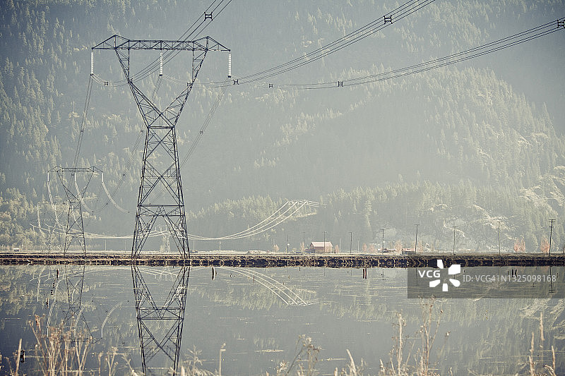 电力线路图片素材