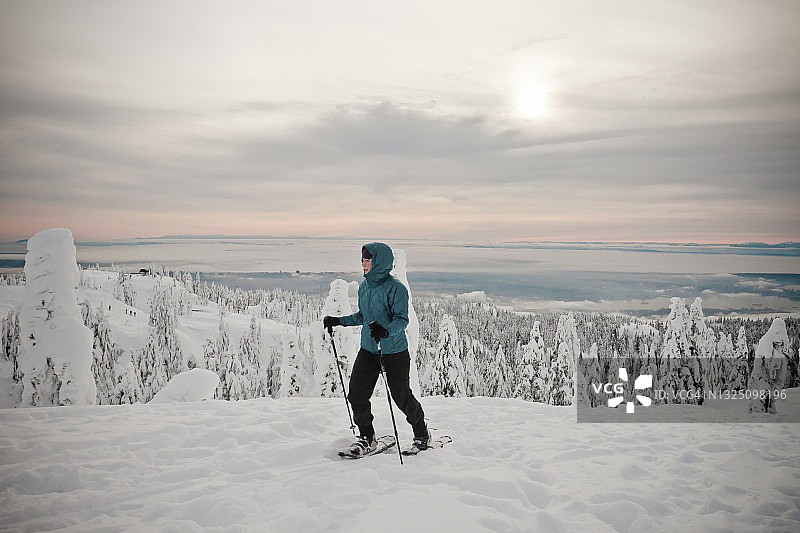 西摩山雪鞋图片素材