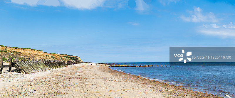哈皮斯堡海滩全景图片素材