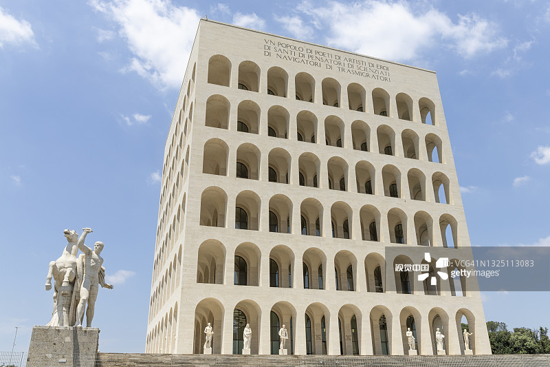 意大利罗马意大利文明宫图片素材