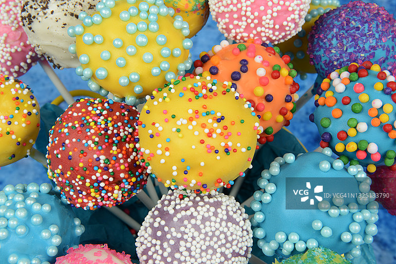 棒棒糖蛋糕（特写）图片素材