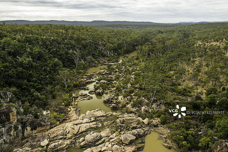 奥本河国家公园鸟瞰图片素材