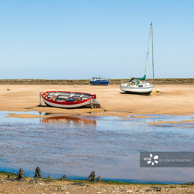 靠近大海的韦尔斯方形裁剪图图片素材