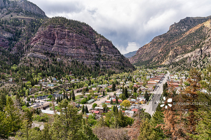 尤雷，科罗拉多山城图片素材