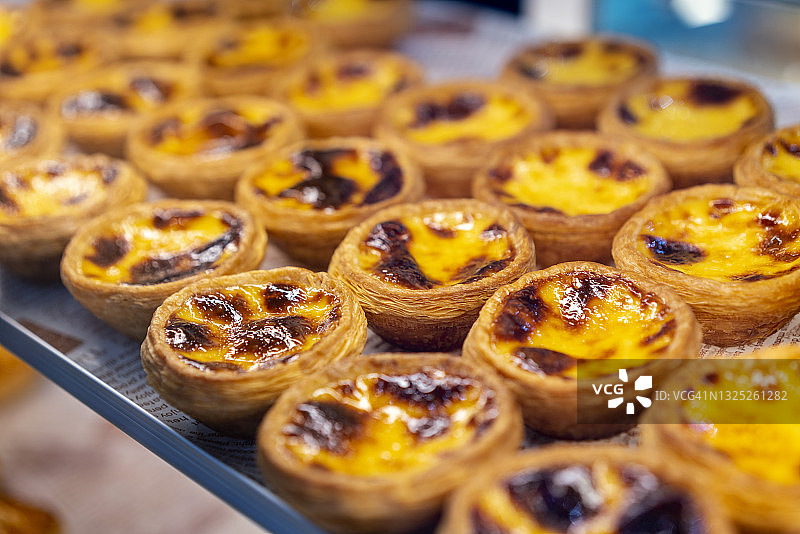 蛋挞特写图片素材