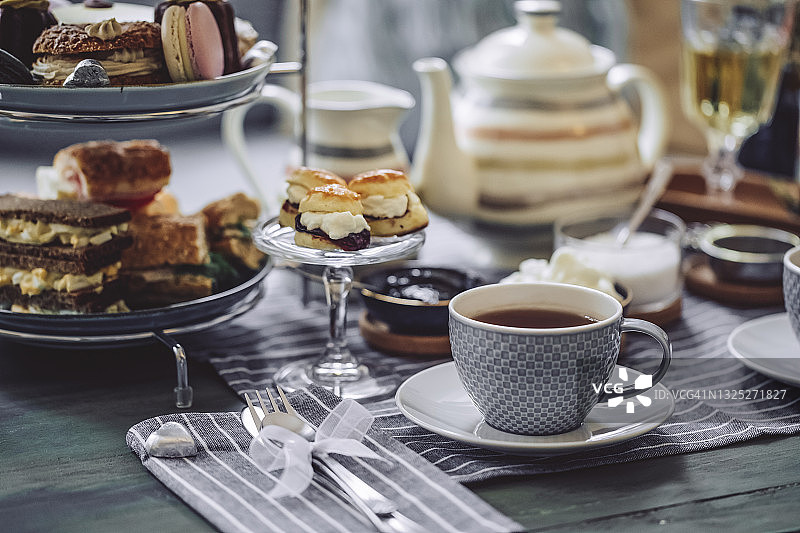 双人下午茶图片素材