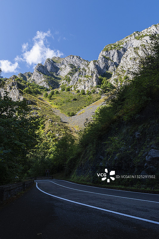 西班牙阿斯图里亚斯蓬加自然公园图片素材