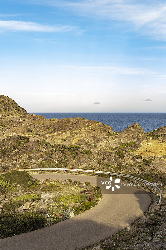 风景中的道路图片素材