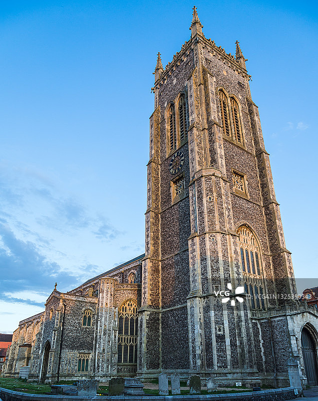 克罗默教区教堂图片素材