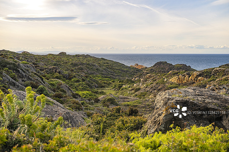 岩石荒地景观图片素材