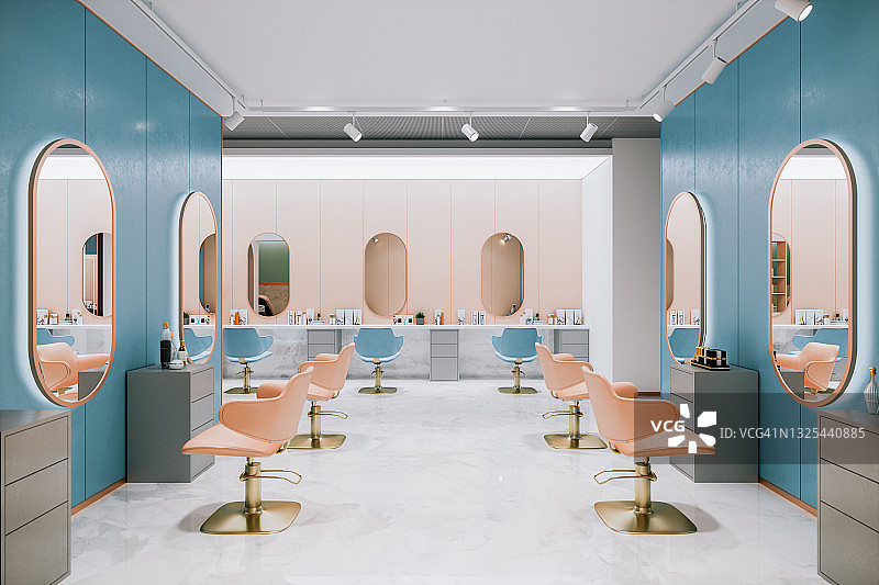 复古风格美容院图片素材