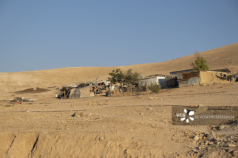 以色列的贝都因人营地图片素材