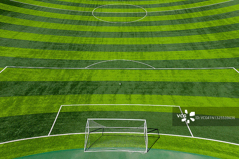 足球场航拍图片素材