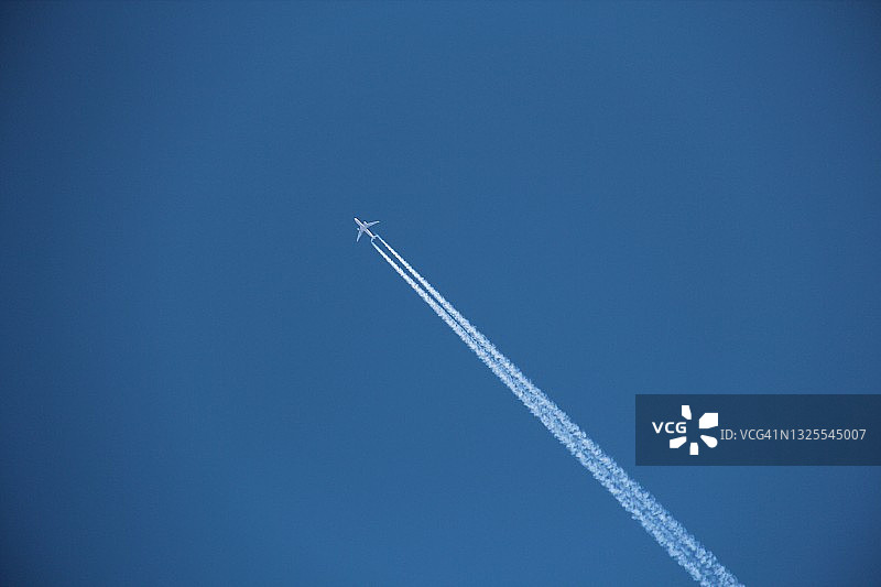 天空中的飞机图片素材