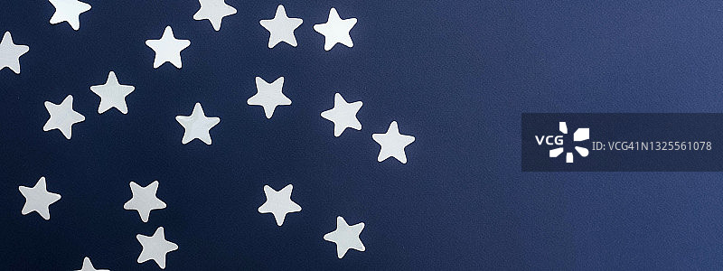 美丽的蓝色星空背景图片素材