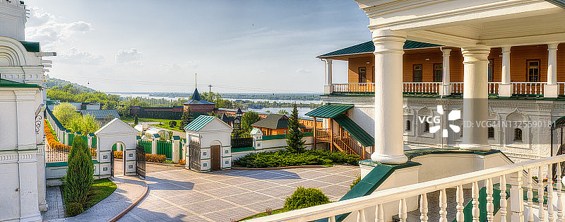 俄罗斯下诺夫哥罗德佩乔尔斯基修道院图片素材