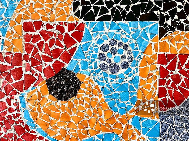 马赛克艺术作品图片素材