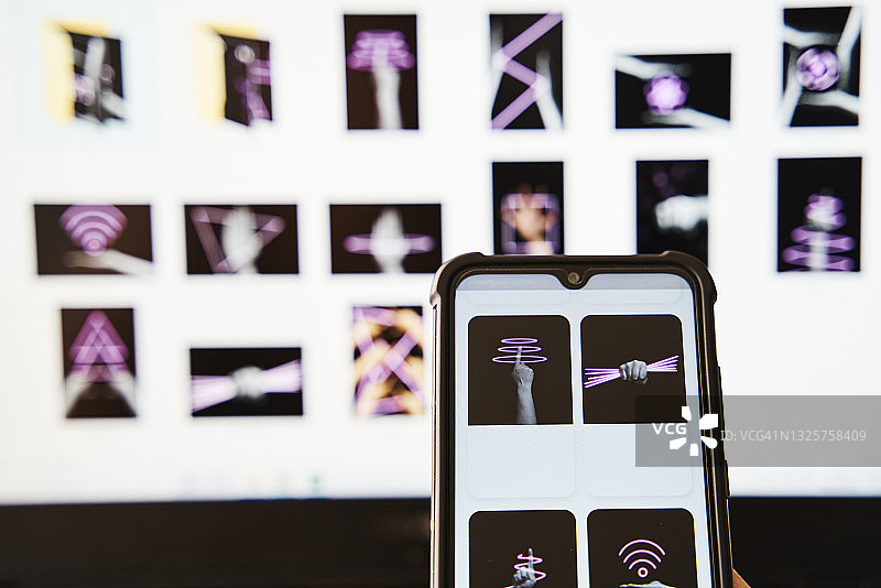 检查数字艺术文件（NFT）是否已售出图片素材