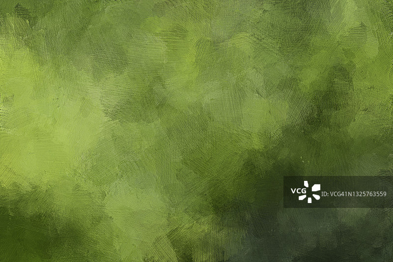 绿色油画笔触抽象背景图片素材
